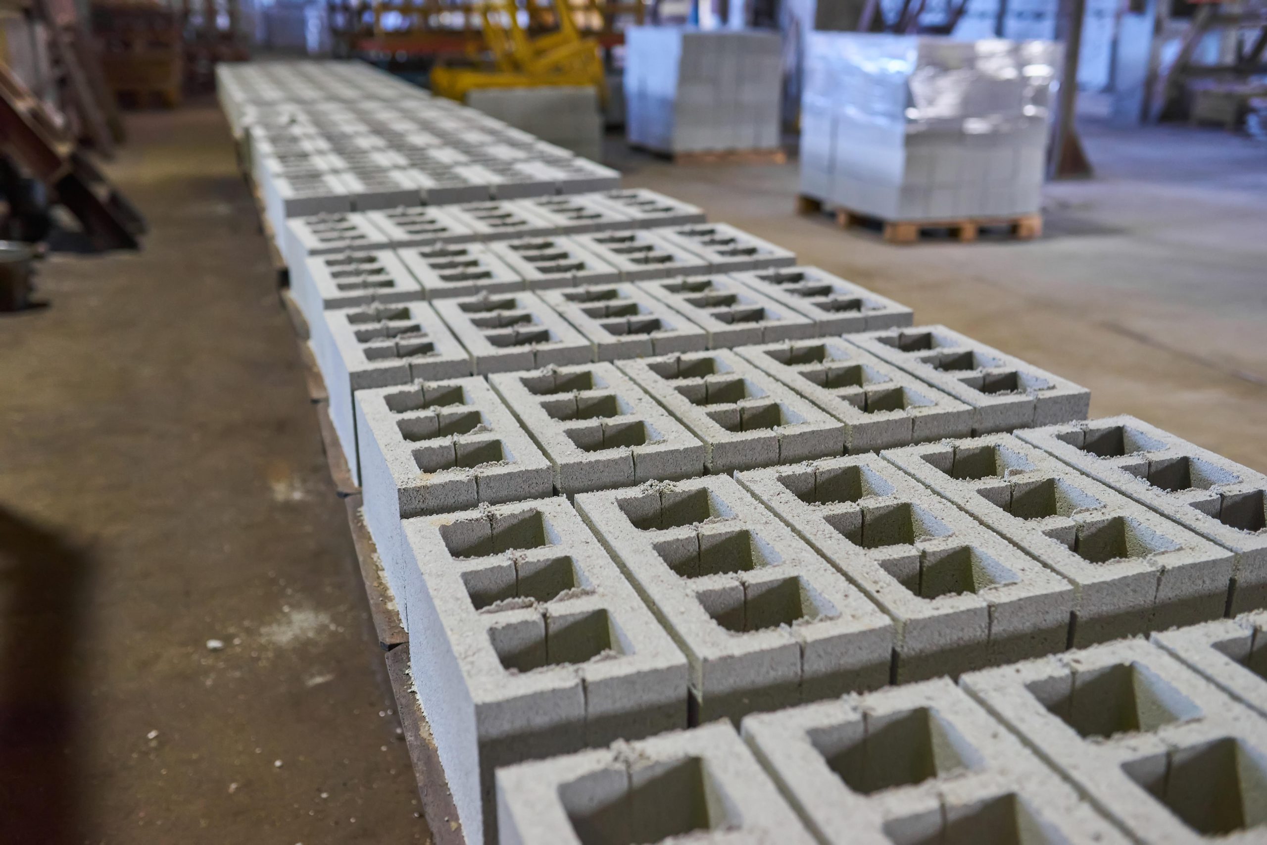 concrete block production